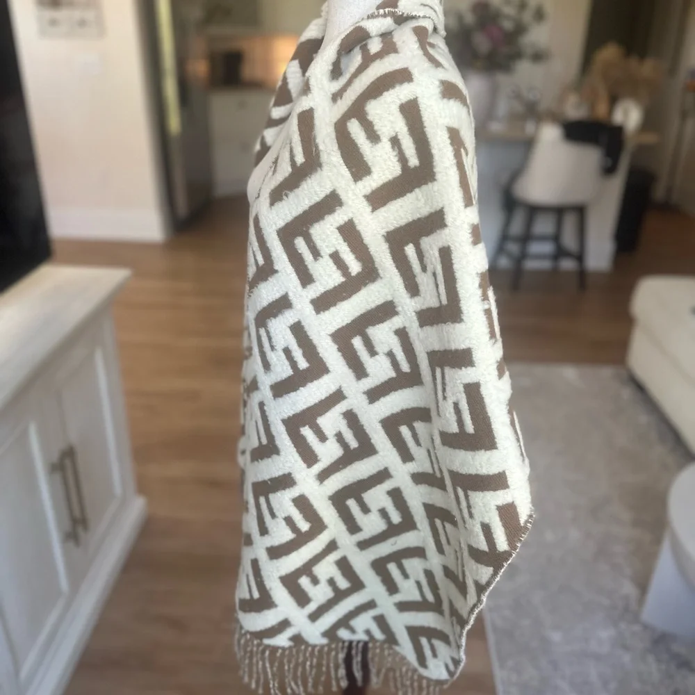 Fendi - Vintage Zucca Logo Printed Scarf